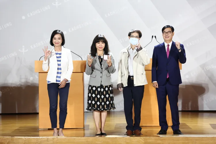 高雄市長公辦政見辯論會。取自選委會