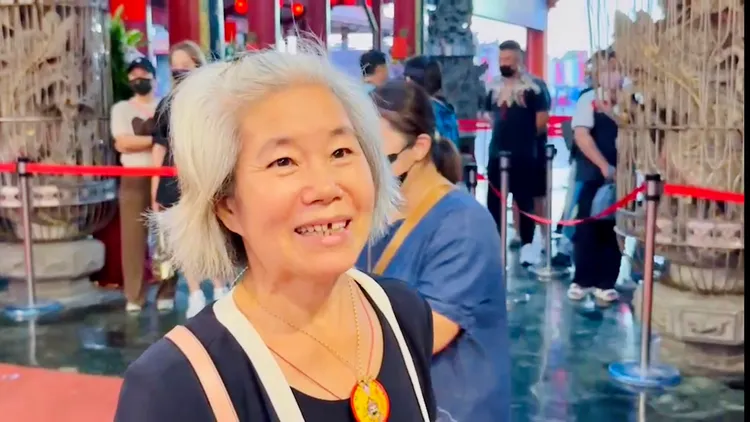 陳苡真喜上眉梢，直說「運氣好」。王志弘攝