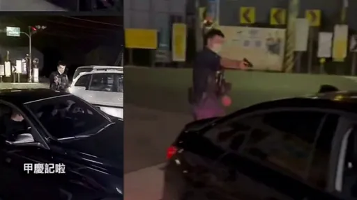影片｜32人改裝汽機車炸街　警拔槍壓制全場帥爆