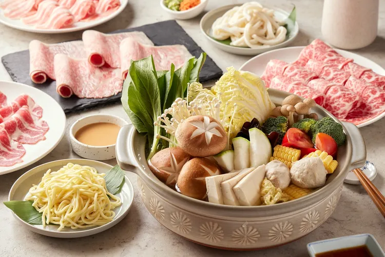 RÒU BY T-HAM推出3款鍋物與壽喜燒內用、外帶組合，搭配頂級肉品，感受完美交融的鮮美滋味。業者提供