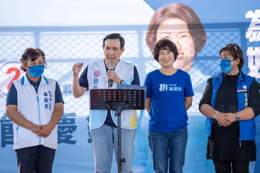 馬前總統三度到台東力挺饒慶鈴 南北120公里鄉鎮演說展現好體力