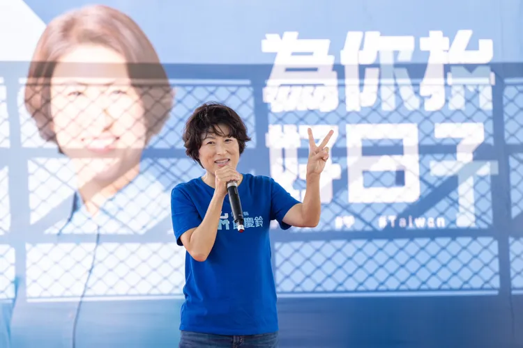 縣長候選人饒慶鈴。翻攝畫面