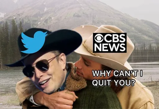 馬斯克惡搞《斷背山》梗圖 譏CBS「戒不掉我」