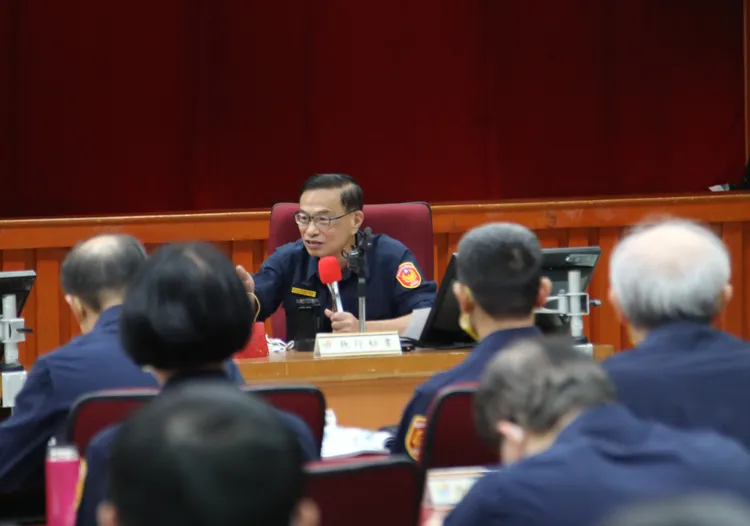 新北市警察局長黃宗仁表示，新北市在警察同仁共同努力之下，全國各項治安評核上都名列前矛。警方提供