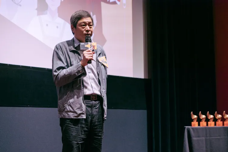 北市勞動局局長高寶華分享藉由影像傳遞勞動的意義。電影戲劇業職業工會提供