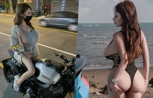 重機女神「背心炸裂」霸氣側漏碗公奶 本尊現身!13字嗆爆啦