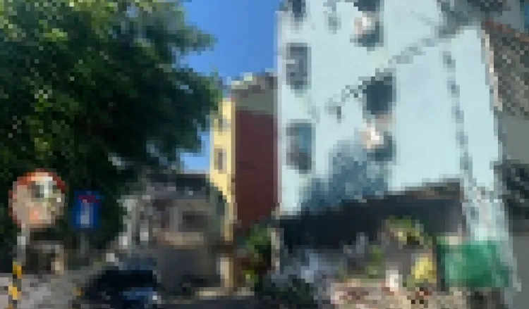 平靜的巷弄內，曾發生伊拉克女婿殺害兩老的不幸命案。江孟謙攝