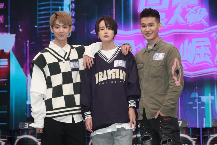 林亭翰（左起）、孟耿希與艾倫。陳明中攝