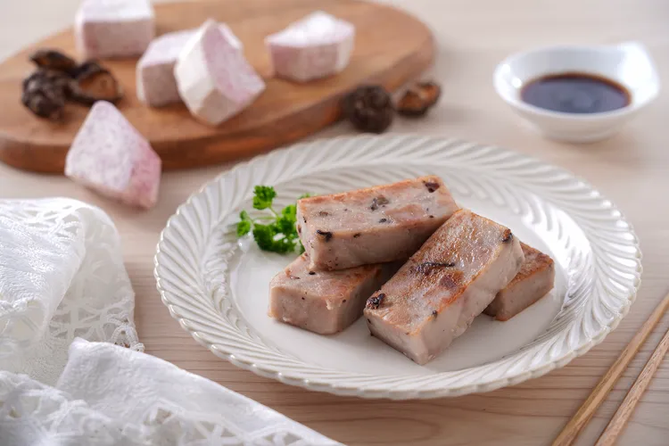 安永素食芋頭糕獲2022銀髮友善食品。業者提供