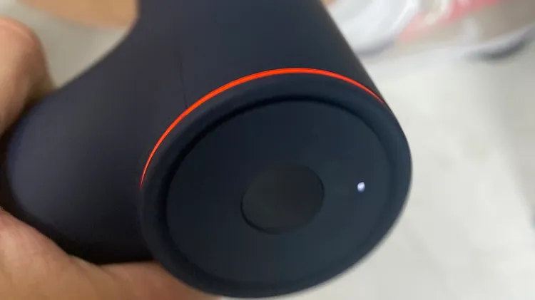 亮橘燈代表高強度，應調整力道避免受傷。王雪玲攝