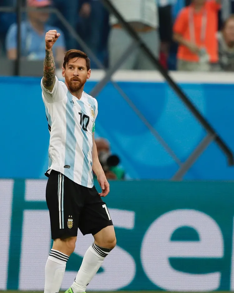 梅西在2018年為阿根廷隊在世足賽征戰。翻攝leomessi IG