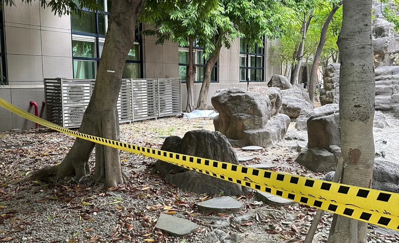 警方到場拉起封鎖線調查。民眾提供