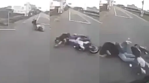 艋舺青山宮顧問摔車2死 撞擊瞬間!連人帶車滑車底輾壓