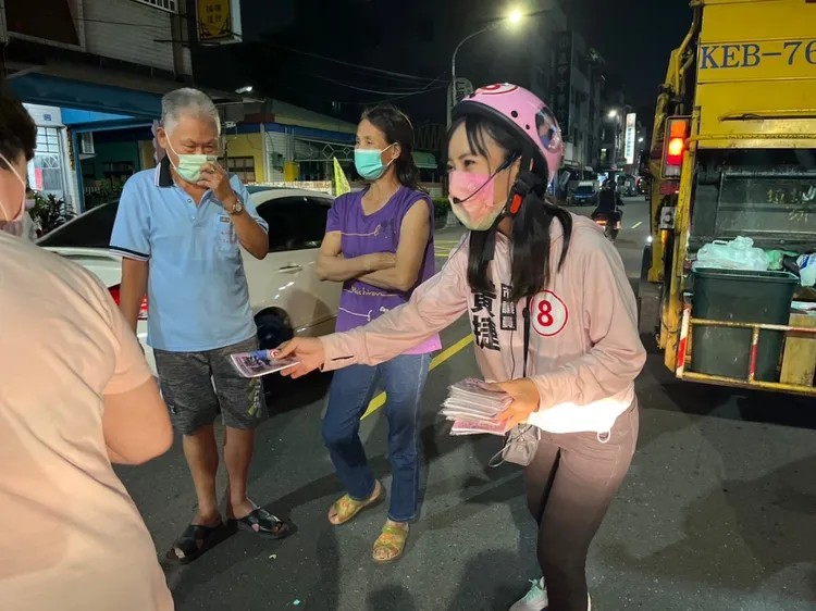 黃捷在眷村也拿到極高票數。黃捷服務處提供