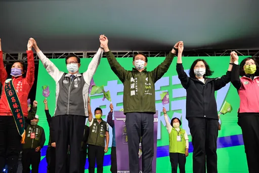 總統赴桃園站台力挺鄭運鵬 蔡英文:用選票主持公道