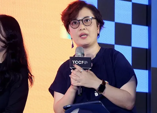 與會講者日本樂天Rakuten TV亞洲內容製作人金京恩。有意思國際傳媒提供