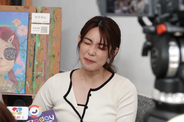 林思宇聊到激動閉眼，自然可愛。陳德興攝