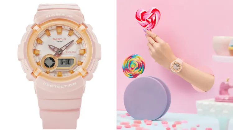 Candy Series BGA-280SW-4A女錶，3500元。品牌提供