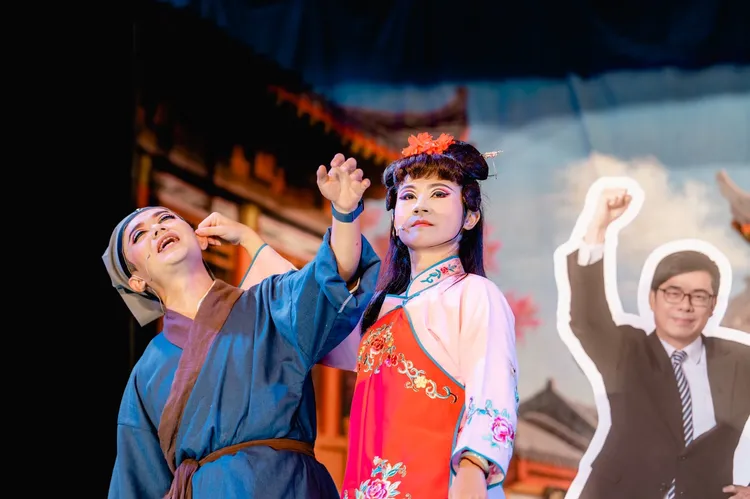 台灣基進議員候選人李雨蓁、張博洋與楊佩樺昨晚粉墨登場。基進提供