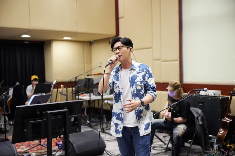 品冠正為周六的演唱會備戰。種子音樂提供