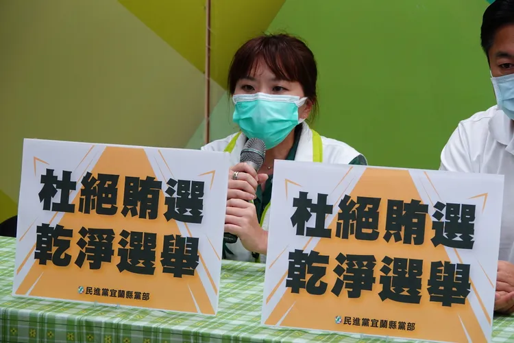 民進黨宜蘭縣議員候選人林詩穎。林泊志攝