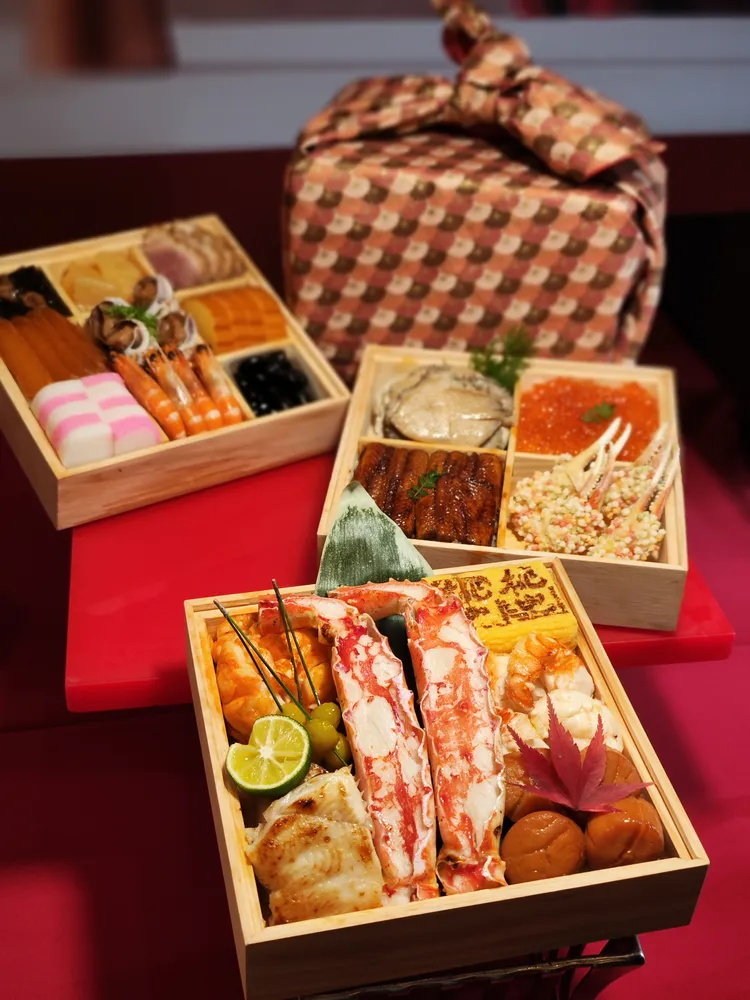 桃山推出日本過年享用正統「御節年菜」每款12999元。田欣雲攝