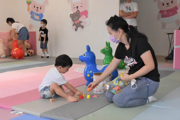 楊文科競選總部打造童趣風格，將推出一系列好玩活動。楊文科競總提供