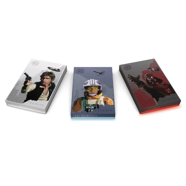 Seagate全新三款星際大戰特別版硬碟，明年1月在台開賣。業者提供