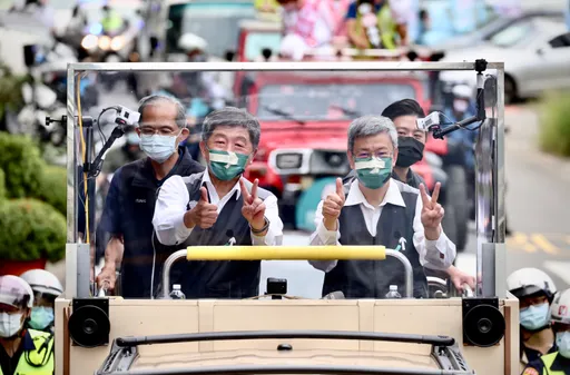 緊急!陳時中選前之夜改回競總 因凱道周遭腹地已遭藍軍包圍