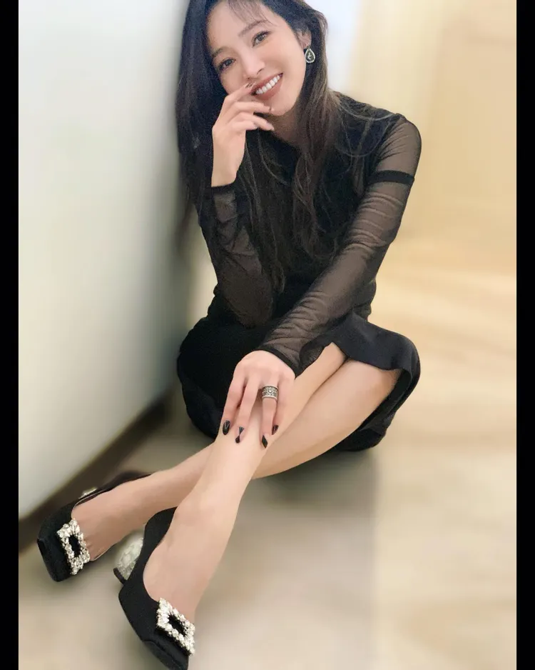 侯佩岑發文透露，還是捨不得剪掉頭髮。翻攝自侯佩岑臉書