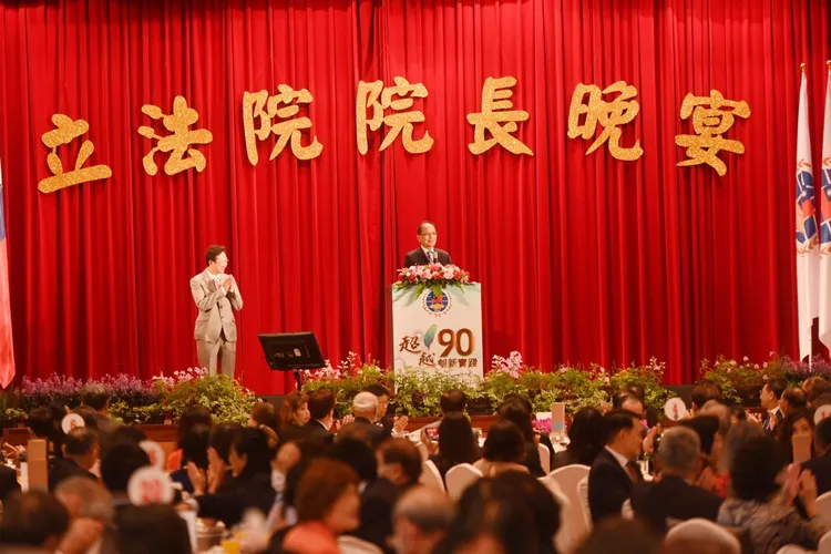 游錫堃昨晚參加僑委會議立法院晚宴並致詞。游錫堃辦公室提供