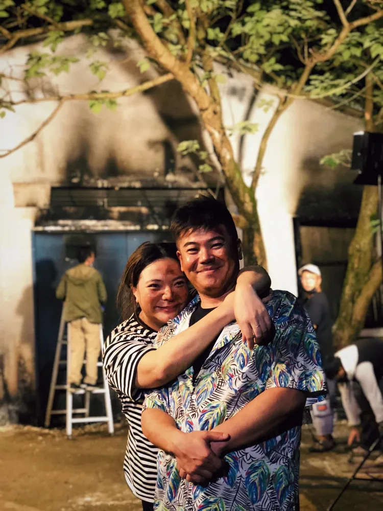 馬國畢跟小甜甜在民視《市井豪門》演出夫妻。民視提供