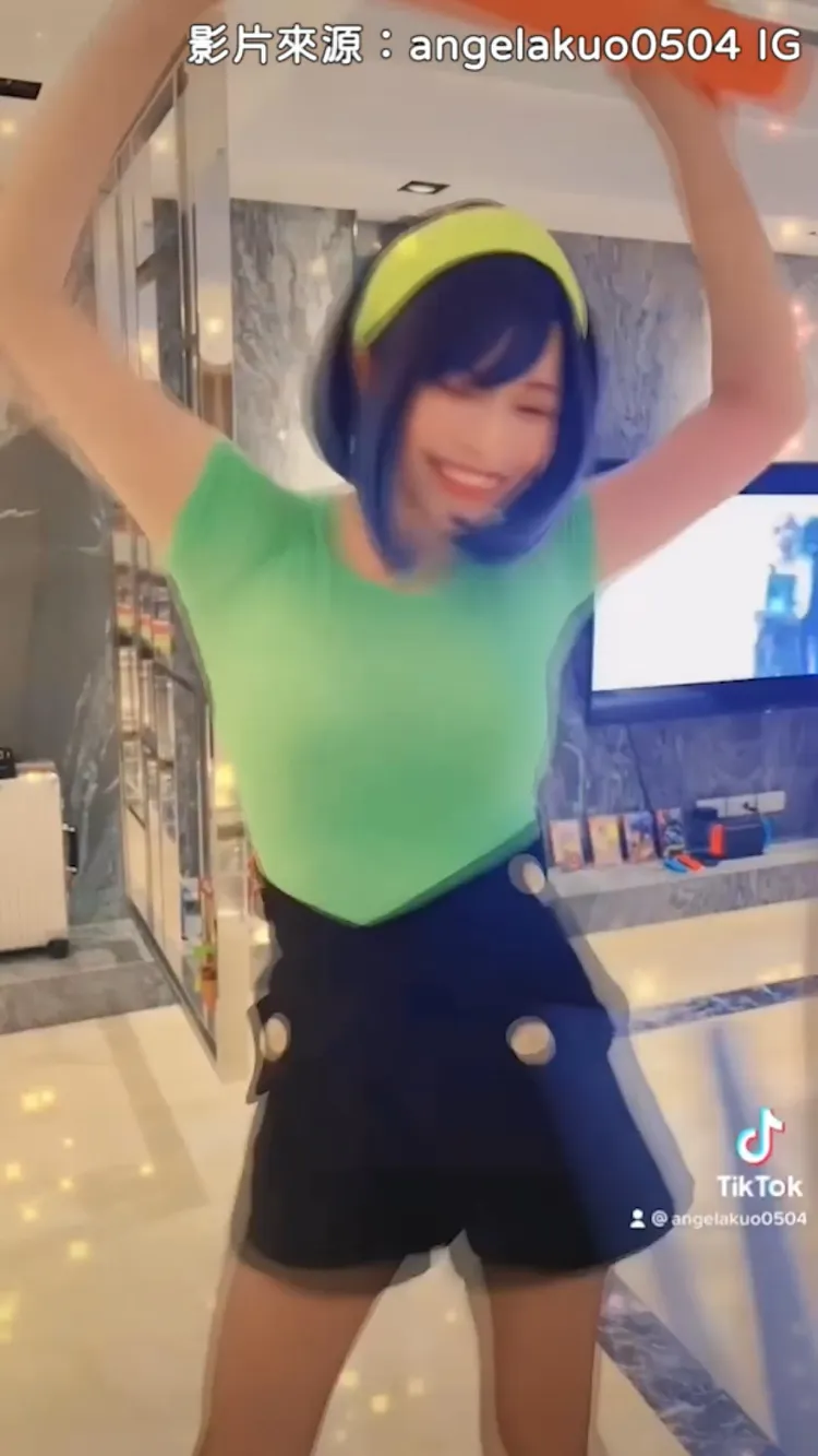 下一秒武鬥卻變舞鬥。本文影片照片經IG@angelakuo0504授權