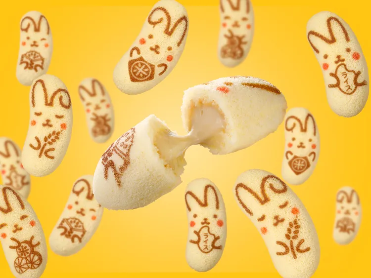 「軟Q東京芭娜娜」外觀為2023年生肖兔子造型，使用Dole零浪費香蕉及無外包裝紙的環保盒裝，響應環保。東京芭娜娜提供