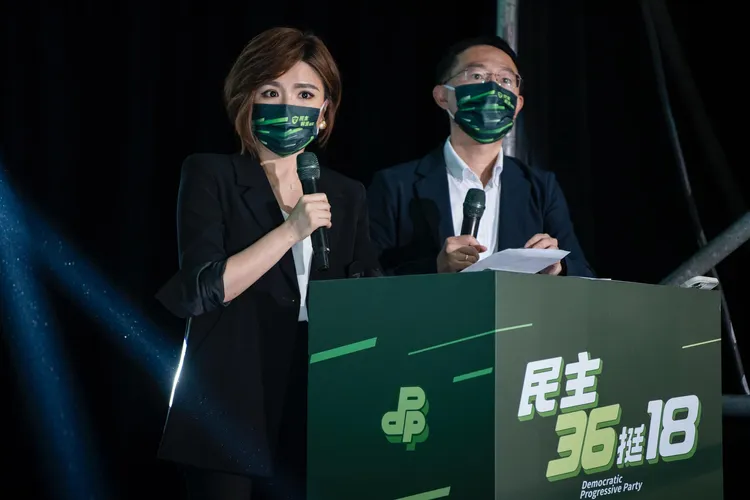 民進黨發言人黃彩玲。資料照片