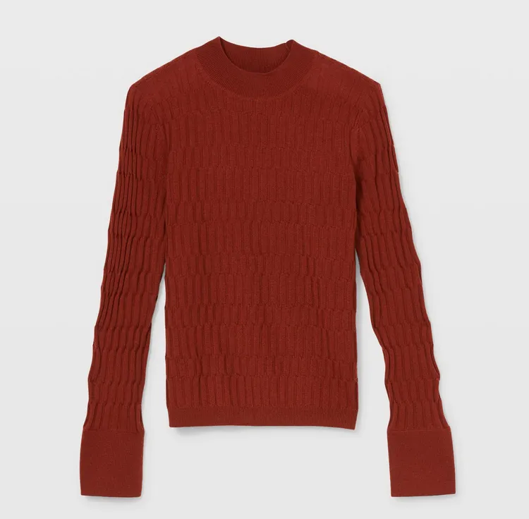 羅紋女士羊毛衣，8900元。品牌提供