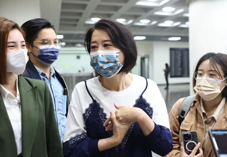 國民黨台北市議員王鴻薇。翁玉信攝