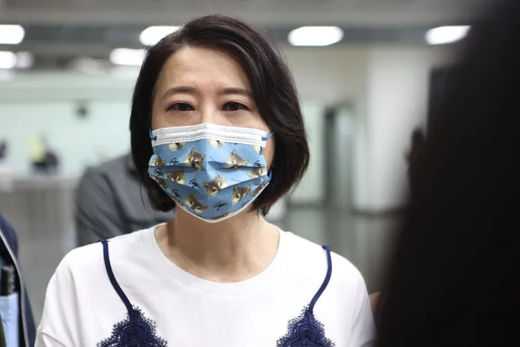 國民黨台北市議員王鴻薇。翁玉信攝