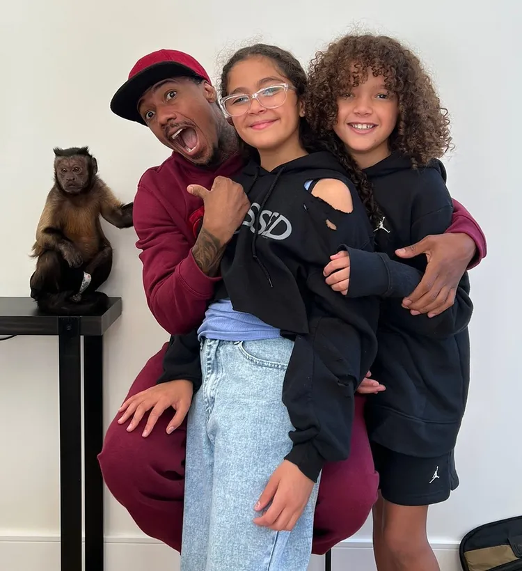 肯能與瑪麗亞凱莉所生的龍鳳胎已11歲。翻攝nickcannon IG