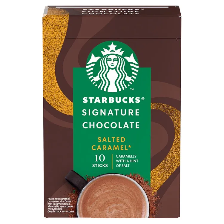 星巴克海鹽焦糖可可粉隨手包。業者提供