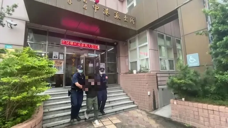 警方將黃男移送法辦。新莊警分局提供
