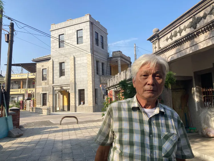 蕭家祖厝旁的蕭家洋樓。陳宏銘攝