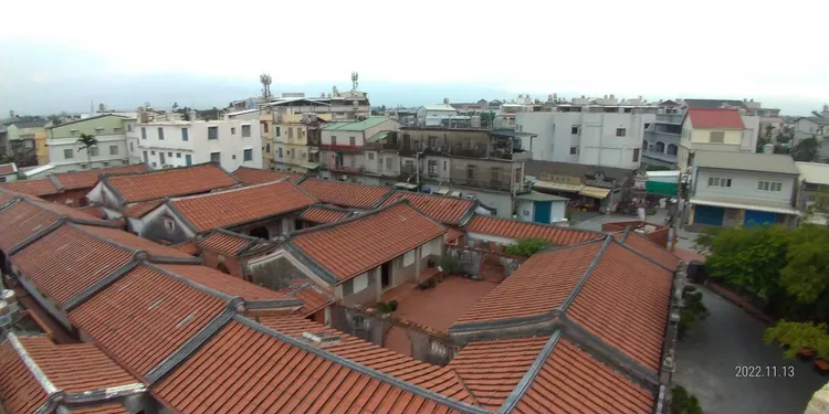 蕭家洋樓頂可鳥瞰蕭家祖厝建築之美。楊景謀提供