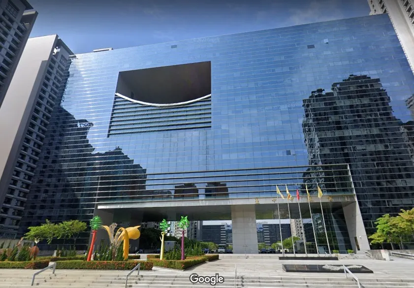 台中市議會。翻攝Google map