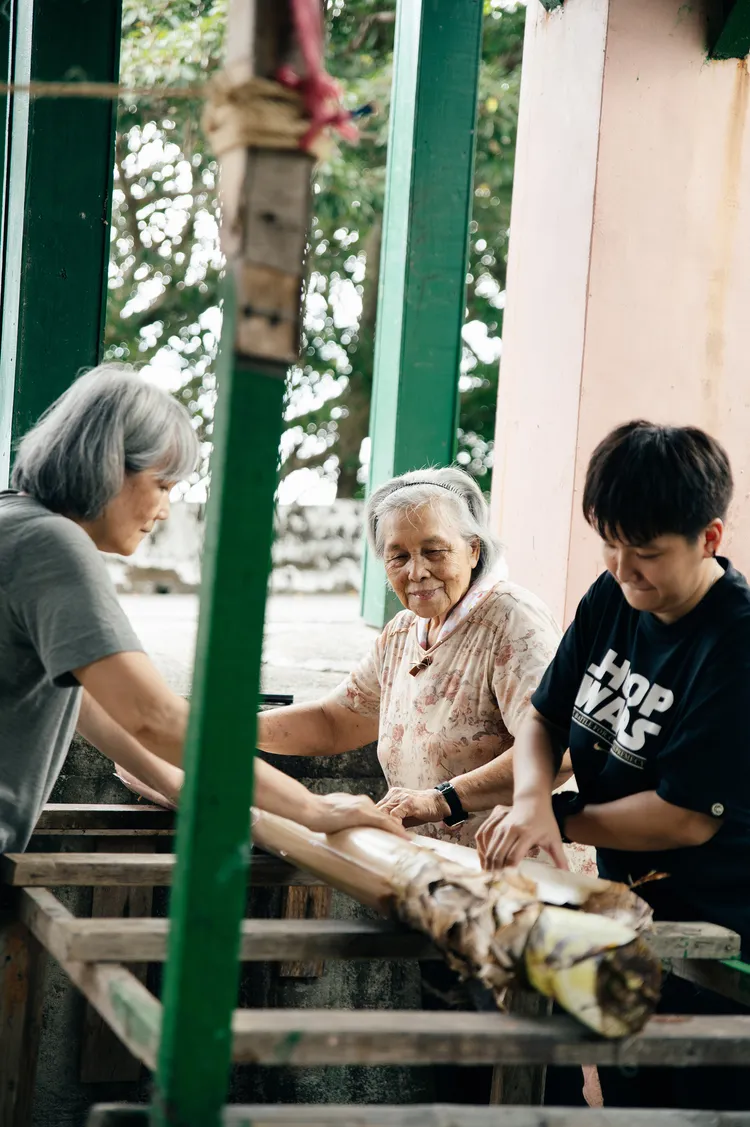 新社香蕉絲工坊。文總提供