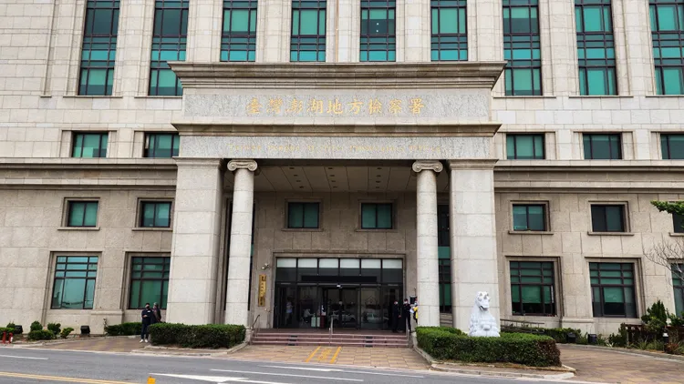 澎湖地檢署今天再傳查賄捷報。許逸民攝