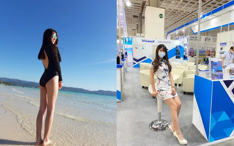 何芝寧甜美外表和逆天長腿，到哪都是注目焦點。何芝寧提供