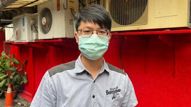 陳先生表示，主要來看看家電、3C商品是否有較多的優惠，沒預計要買什麼商品，主要還是順便替家裡購買日需品。陸運陞攝