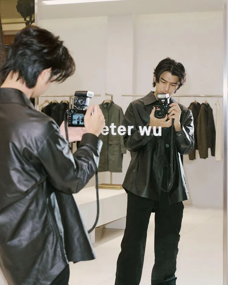 陳柏霖稱會穿台灣設計師品牌peter wu衣服的人，「絕對是對於生活很要求、對自己好、有品味的人」。翻攝chenbolin IG