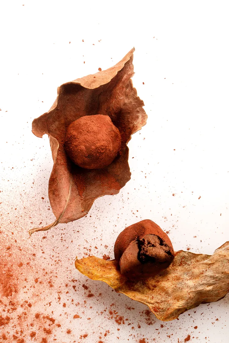 黑巧克力夾心bonbon項目中，「法式松露巧克力」奪得銀牌。Q sweet提供